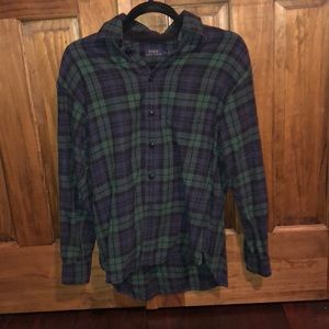 polo dress shirt/flannel